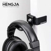 BRAINWAVZ Hengja - The Desk Headphone Stand Hanger Mount, All Metal, Rotatable Mount, PC & Gaming Headset Holder