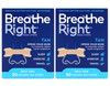 Breathe Right Nasal Strips Tan, Drug-Free Relief for Nasal Congestion, Small/Medium 30 Strips (Pack of 2)