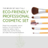 Honeybee Gardens Eco Friendly Professional Cosmetic Brush Set