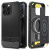 Spigen Rugged Armor MagFit Designed for iPhone 15 Pro Case (2023) [Military-Grade Protection] Compatible with MagSafe - Matte Black