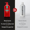 Old Spice Men's 2-in-1 Shampoo and Conditioner for all Hair Types, Pure Sport, Healthier, Fuller, More Moisturized Looking Hair, 29.2 Fl Oz Each, Twi