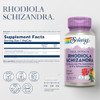 SOLARAY Rhodiola Schizandra - Rhodiola Rosea Extract - Energy Support and Occasional Stress Relief Supplement - Vegan, Lab Verified, 60-Day Guarantee