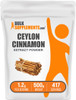 BulkSupplements.com Cinnamon Bark Extract Powder - Ceylon Cinnamon Supplement, Herbal Supplement - Vegan & Gluten Free, 1.2g per Serving, 500g (1.1 l