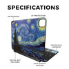 Skin Compatible with Apple Magic Keyboard for iPad Pro 11?inch (M4) 2024 - Starry Night - Premium 3M Vinyl Protective Wrap Decal Cover - Easy to Appl