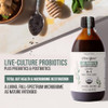 Flora Biome - Live Probiotic, Prebiotic, & Postbiotic  Organic Live-Culture  10 Probiotic Strains, 18 Fermented Herbs - Complete Gut Health & Micro
