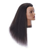 Hairlink 100% Real Hair Afro Mannequin Head Hairdresser Hair Styling Training Head Dolls for Cosmetology Manikin Maniquins Practice Head with Stand (