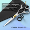 Suvorna 6" Hair Cutting Scissors for Professionals, Barbers & Hairdressers  Sharp Hair Shears for Cutting, Trimming, Grooming  Hair Scissors Profes