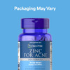 Puritan's Pride Zinc for Acne Skin Formula with Vitamins C, B-6, A, and E for Men and Women, Dietary Supplement for Clear Healthy Skin, Immune System