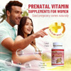 Wins Town Fertility Tablets for Women, Female Prenatal Vitamin Supplements, Support Ovulation & Conception, 60 Tablets