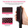 Enhanced Negative ion Hair Straightener Brush, Anti-Scald hot Hair Styling Tools & appliances Comb for Natural Thick Hair Women, Portable Electric Ce