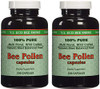 YS Organics Bee Pollen - 200 Capsules - Pack of 2