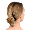 France Luxe Classic European Side Comb - Opera Silver