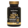 NaturesPlus Men's Ultra Hair Plus, Sustained Release - 60 Tablets - All-Natural Hair Growth Supplement for Men - Promotes Fuller, Healthier Hair - Gl