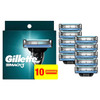 Gillette Mach3 Razor Refills for Men, 10 Razor Blade Refills