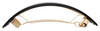 France Luxe France Lux Oval Volume Barrette - Classic, Black