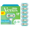 Gillette Venus Extra Smooth Womens Razor Blade Refills, 6 Count, Designed for a Close, Smooth Shave
