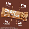 Quest Nutrition Chocolate Chip Cookie Dough Protein Bars, High Protein, Low Carb, Gluten Free, Keto Friendly, 12 Count