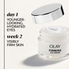 Olay Firming Eye Cream, Fragrance-Free, Collagen Peptide - Firm Skin Around the Eyes, 0.5 Fl Oz