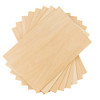 Hammont Basswood Sheets Pack of 8-12"x8" Laser Wood, 1/16 Thin Wood for Crafts - Unfinished Plywood Board Wooden Sheets
