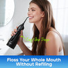 Nicwell Cordless Water Flosser - 4 Modes Rechargeable Oral Irrigator IPX7 Waterproof with 5 Tips for Deep Cleaning