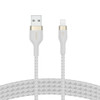 Belkin BoostCharge Pro Flex Braided USB Type A to Lightning Cable (3M/10FT), MFi Certified Charging Cable for iPhone 14, 13, 12, 11, Pro, Max, Mini,