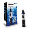 Panasonic ER-GN30-K Nose, Ear n Facial Hair Trimmer Wet/Dry with Vortex Cleaning System, Black
