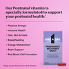 ONE A DAY Postnatal Complete Multivitamin for Post-Pregnancy with Folic Acid and Omega-3 DHA, 60 Count (Packaging May Vary)