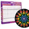 Dotting Tools for Painting Mandalas - Happy Dotting Company - 16pc Double Ended Super Set for Mandala dot Art - Includes Stylus - Unique Ellipse Tool