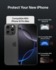 Belkin ScreenForce InvisiGlass Treated Screen Protector for iPhone 16 Pro Max, Scratch-Resistant Impact Protection w/Included Easy Align Tray for Bub