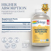 Solaray Magnesium Glycinate, New & Improved Fully Chelated Bisglycinate with BioPerine, High Absorption Formula, Stress, Bones, Muscle & Relaxation S