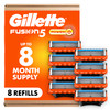 Gillette Fusion5 Power Razor Blades for Men, 5-Blade Razor Refills, 8 Count
