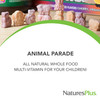 NaturesPlus Animal Parade Tummy Zyme Childrens Chewable, Tropical Fruit Flavor - 90 Animal-Shaped Tablets - Contains Live Probiotics - Vegetarian, G