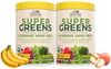 Country Farms Super Greens Apple Banana Powder Smoothie, Organic Super Foods, USDA Organic Drink Mix, Fruits, Vegetables, Mushrooms, Superfood Nutrit