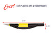 Excel Blades K17 Anti-Roll Art Knife with #11 Blades  Precision Craft Knife for Paper, Cardstock, Plastic, Foam & More  Includes Blade Storage Comp