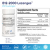 Biotics Research B12-2000 Vitamin B12 2000 mcg, B6, FolateB12 Sublingual Lozenges, Methylation Support Supplement, High Potency, Highly Absorbable,