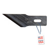 Excel Blades #24 Deburring Blades  100-Pack Carbon Steel 3/4 Inch Craft Knife Replacement Blades  For Deburring, Cutting, Stripping & Precision Cra