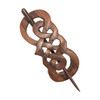 81stgeneration Carved Natural Wood Celtic Knot Hair Barrette - Boho Hairpin Hair Stick - Elegant Wooden Hair Pins for Women Wedding - Vintage Style H