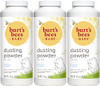 Burt's Bees Baby Powder, Hypoallergenic Dusting Powder, Non-Irritating, Calming Skin Care, All Natural, Talc Free,7.5 Ounce (Pack of 3)