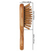 Redecker Walnut Pin Mini Pocket Hairbrush with Waxed Olive Wood Handle, 4-1/2-Inches