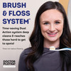 MOUTHWATCHERS Soft Flossing Toothbrushes for Adults, Value 8 Pack, Ultra Clean Manual Toothbrush Set for Sensitive Teeth & Gums, by Dr. Plotka, Assor