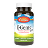 Carlson - E-Gems Elite, 400 IU Vitamin E with Tocopherols & Tocotrienols, Heart Health & Optimal Wellness, Antioxidant, 60 soft gels