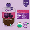 Plum Organics - 4+ Months Organic Baby Food Pouches - Just Punes - Non-GMO - Fruit & Veggie Blends On-The-Go Pouches for Baby & Toddler Meals - Quali