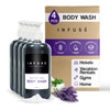 1-Shoppe All-in-Kit | Infuse Lavender Mint Body Wash | Spa Collection | Hotel Amenities in Pump Bottle | 10.14 oz. / 300 ml (4 Bottles)