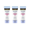 Neutrogena Ultra Sheer Dry-Touch Water Resistant and Non-Greasy Sunscreen Lotion with Broad Spectrum SPF 30, 3 fl. oz (Pack of 3)