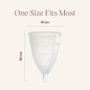 DIVA Cup - Medical Grade Silicone Cup for Period Care - Reusable Menstrual Cup - Up to 12 Hours of Continuous Wear - Model 2 (for Wide Vaginal Canals