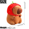 WESOPAN Capybara Plush Toy, Cute Stuffed Animals Kawaii Capibara Plush Pillow Christmas Birthday Easter Valentine's Day Gift for Kids Boys Girls (9"