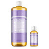 Dr. Bronner's Pure-Castile Liquid Soap  Lavender Bundle. 32 oz. Bottle and 2 oz. Travel Bottle