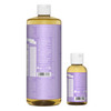 Dr. Bronner's Pure-Castile Liquid Soap  Lavender Bundle. 32 oz. Bottle and 2 oz. Travel Bottle