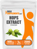 BulkSupplements.com Hops Extract Powder - Herbal Supplement, Sourced from Hops Flowers - Gluten Free, 500mg per Serving, 1kg (2.2 lbs) (Pack of 1)