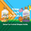 NaturesPlus Animal Parade Source of Life Gold Children's Liquid Multivitamin, 30 OZ - Natural Tropical Berry Flavor - Immune Support Supplement - Org
